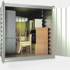 Перевозка контейнеров манипулятором